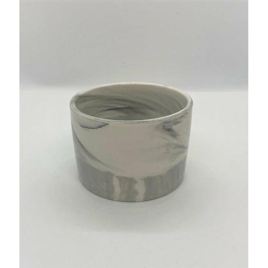 Gray Ceramic marble jar (150ml)
