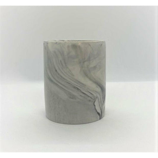 Gray Ceramic marble Jar (320ml)